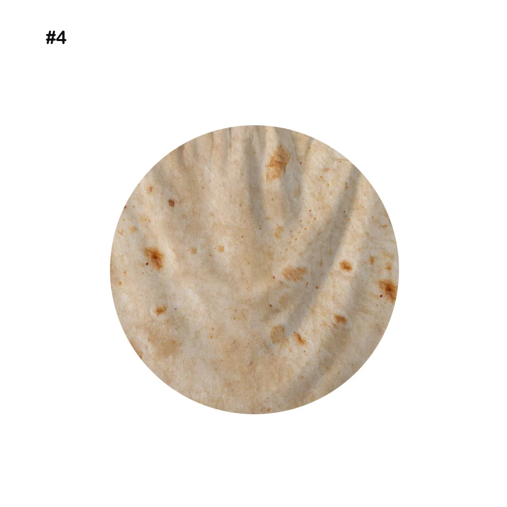Фактура Tortilla мягкий флисовый плед с принтом Tortilla de Harina Burrito одеяло круглый диван офисные одеяла Забавный подарок - Цвет: Светло-серый