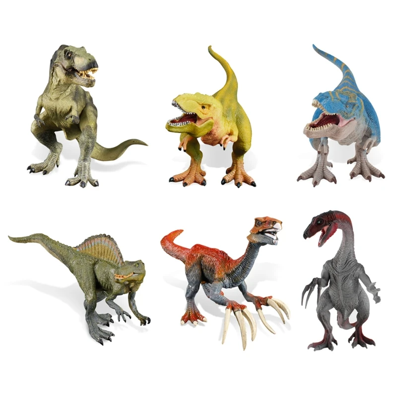 

Dinosaur Model Toy Figure Animal Realistic Biological Figurine Dinosaur Theme Interactive Desk Decoration Cake Toppers