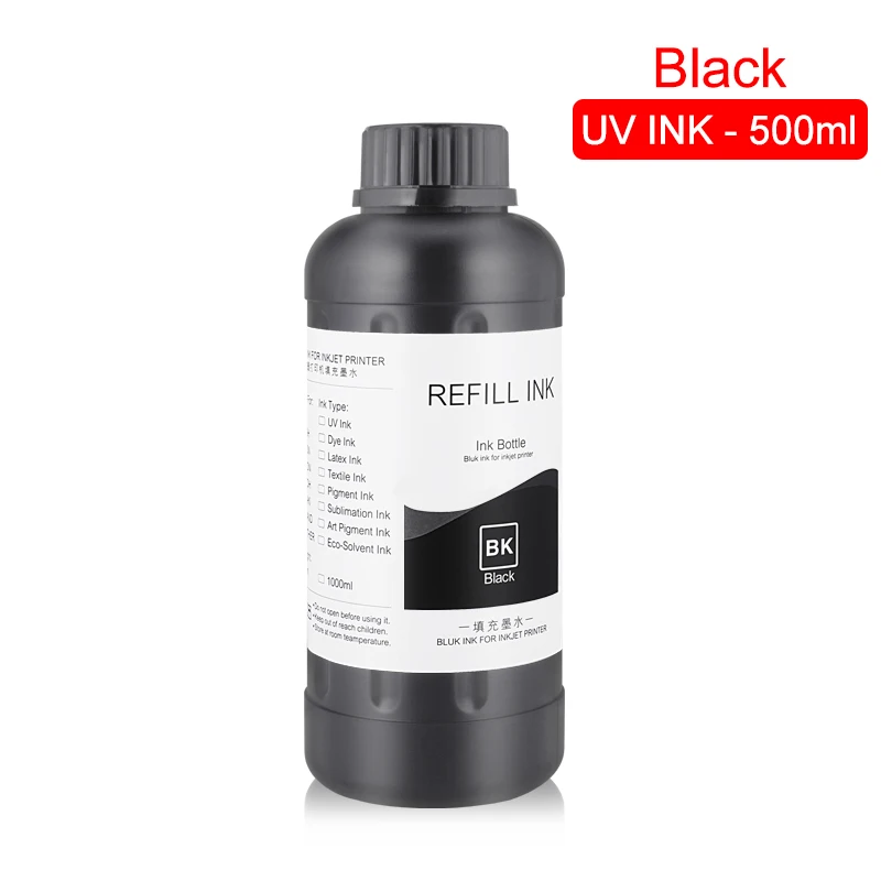 5 бутылок/комплект УФ-чернила для принтера Epson 500 R1800 R1900 1390 4800 4880 7880 | Компьютеры и