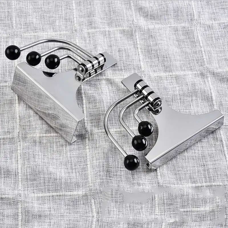 Над дверными крючками три ряда Съемная дверная Вешалка из нержавеющей стали для