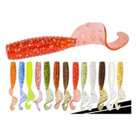 10pcfishing soft lure tail 12 pcs 4 5 cm lure soft bait soft worm bionic fake fishing lure isca artificial wobblers lure fishing