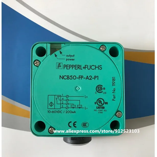 

NCB50-FP-A2-P1 новый высококачественный индуктивный датчик приближения P + F