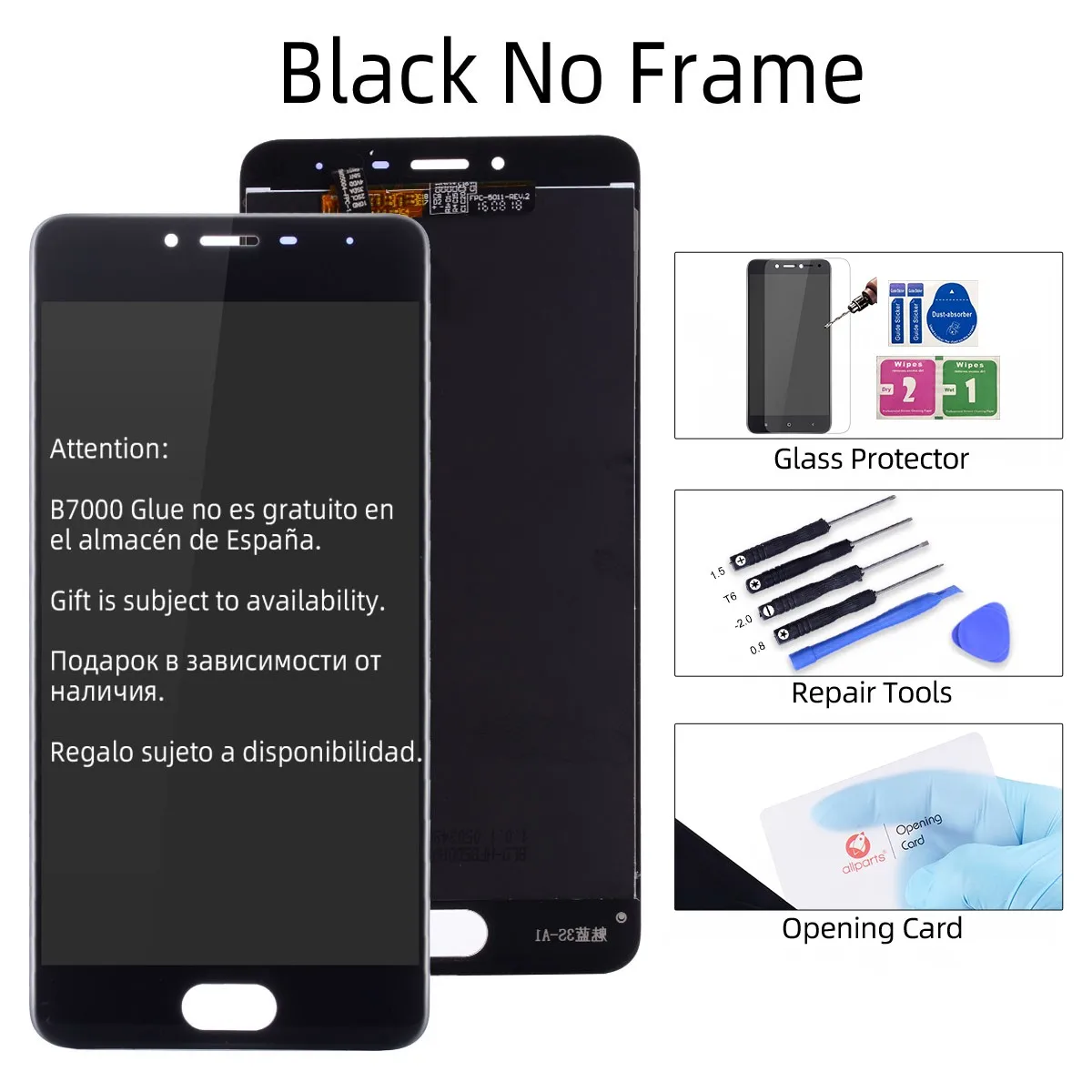 Black No Frame 5," дисплей для MEIZU M3S, сенсорный экран с рамкой для MEIZU M3S, ЖК-экран Y685H, сменный дигитайзер - Цвет: Black No Frame