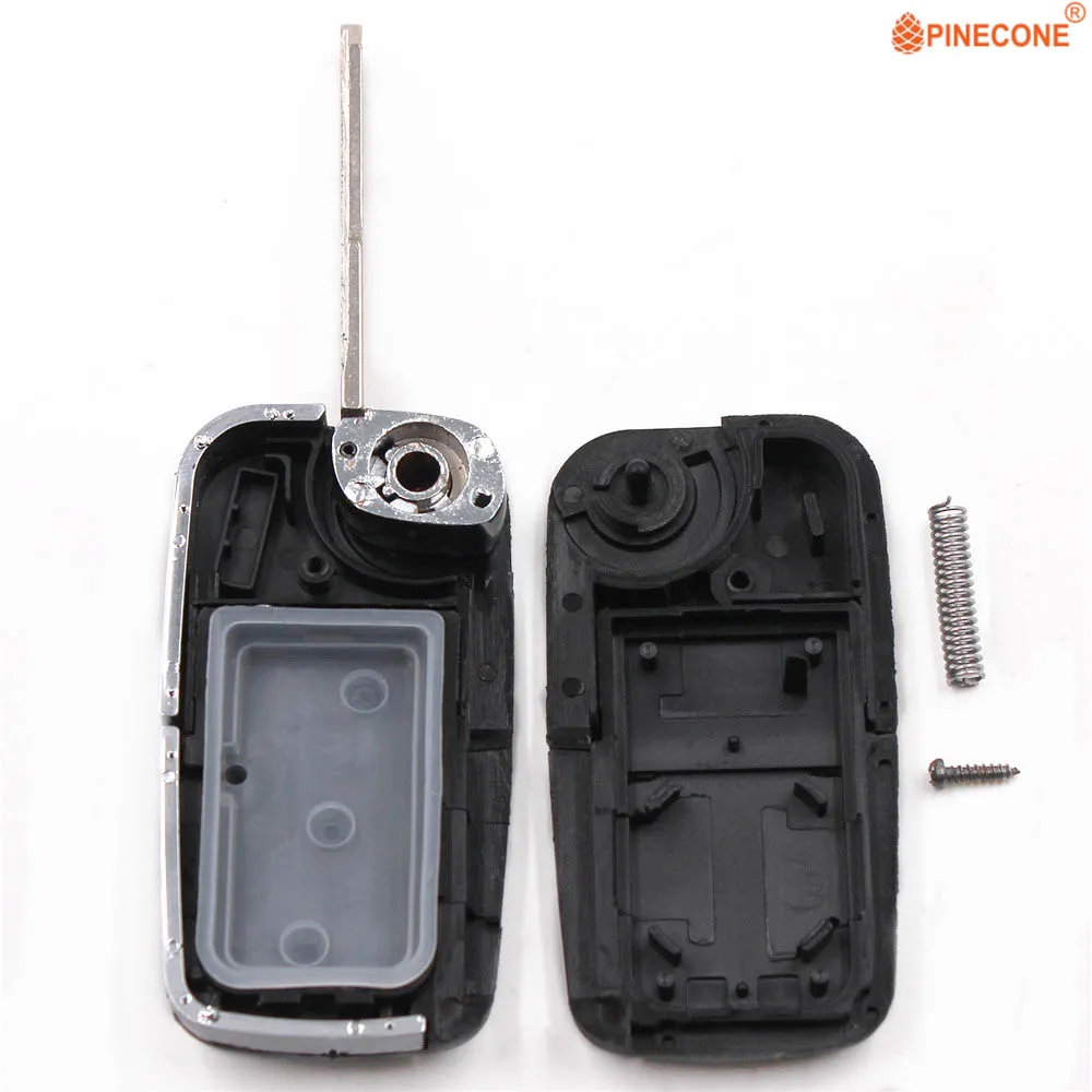 

PINECONE for Mazda 323 Family HAIMA 2 Button Key Modified Flip Folding Car Key Fob Shell Case