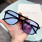 Очки солнцезащитные женские квадратные, винтажные брендовые зеркальные солнечные очки конфетных цветов, в стиле ретро