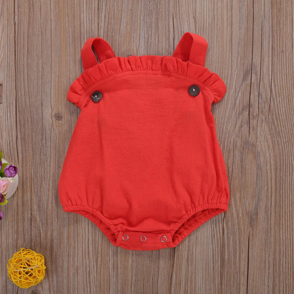 Дышащие летние Детские подвески комбинезон милый стиль однотонный без рукавов