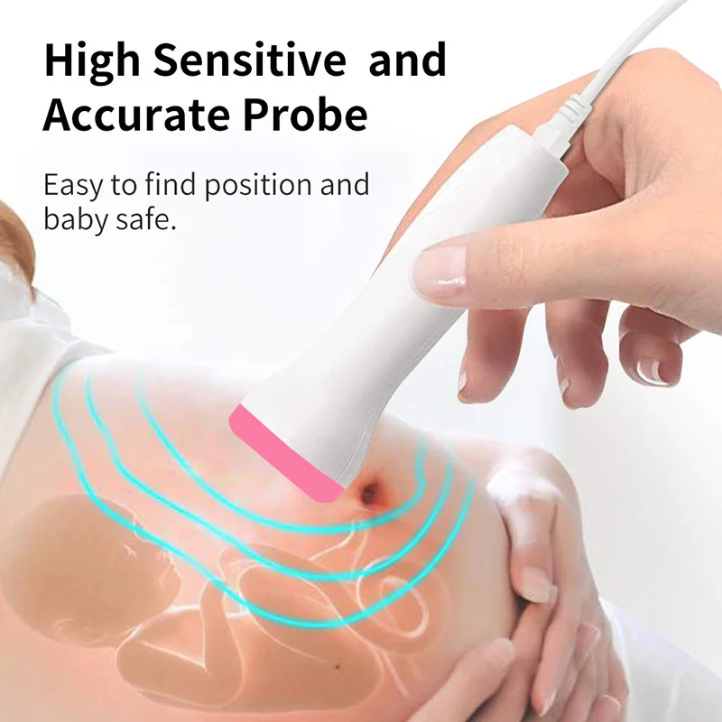 2.5MHz Doppler Fetal Baby Heart Rate Monitor Ultrasound Heartbeat Detector Pregnant Pocket |