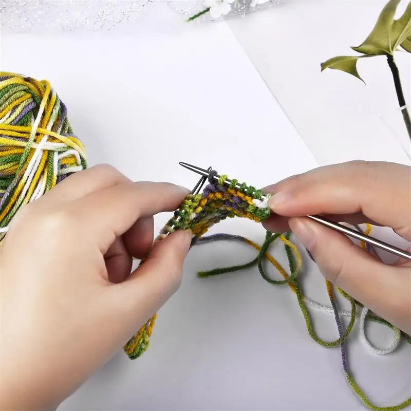 5 шт./компл. вязальные спицы из нержавеющей стали 20 см прямой вязальный крючок