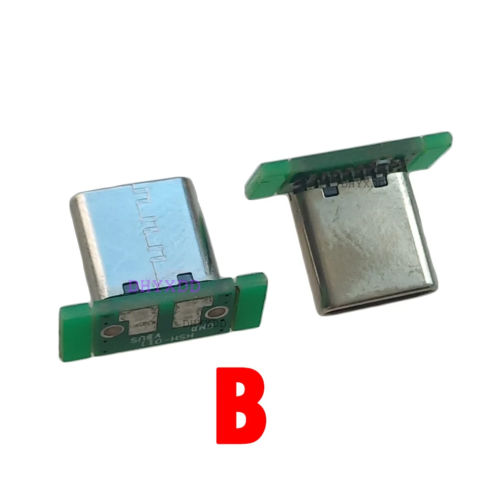 1-5 шт. USB 3.1 плата Type C Вертикальная нашивка 16-контактный 4 сварочный провод для
