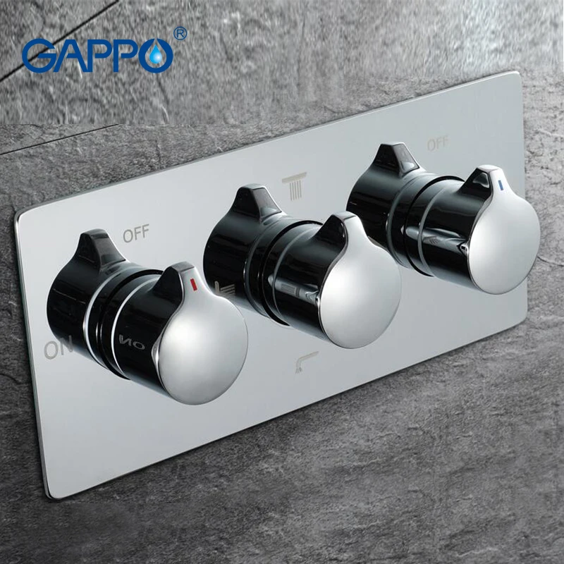 Смеситель для душа GAPPO s скрытый настенный кран ванной комнаты Набор насадок