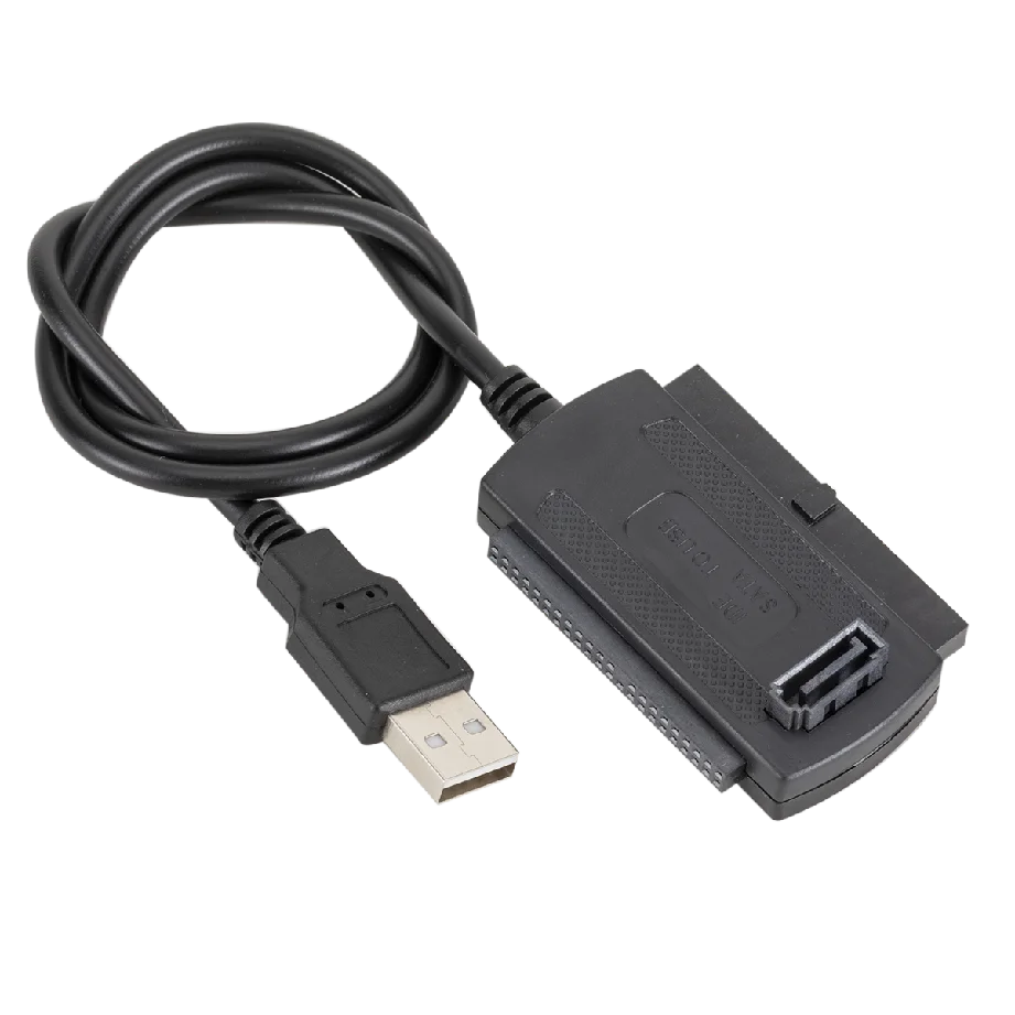 Фото 3 в 1 USB 2 0 IDE SATA 5 25 S-ATA дюйма жесткий диск HDD адаптер кабель для ПК ноутбука конвертер 3 в 1 USB 2 0 IDE SATA 5 25 S-ATA дюйма жесткий диск HDD адаптер кабель для ПК ноутбука конвертер