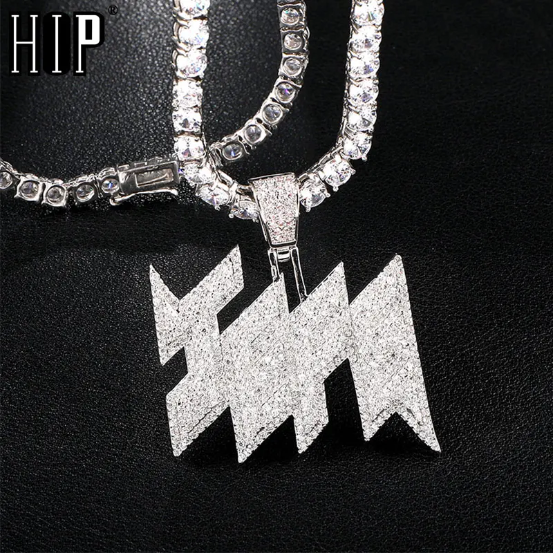 Хип хоп ледяной из AAA Bling микро проложенный фианит JEFE подвески и ожерелья для