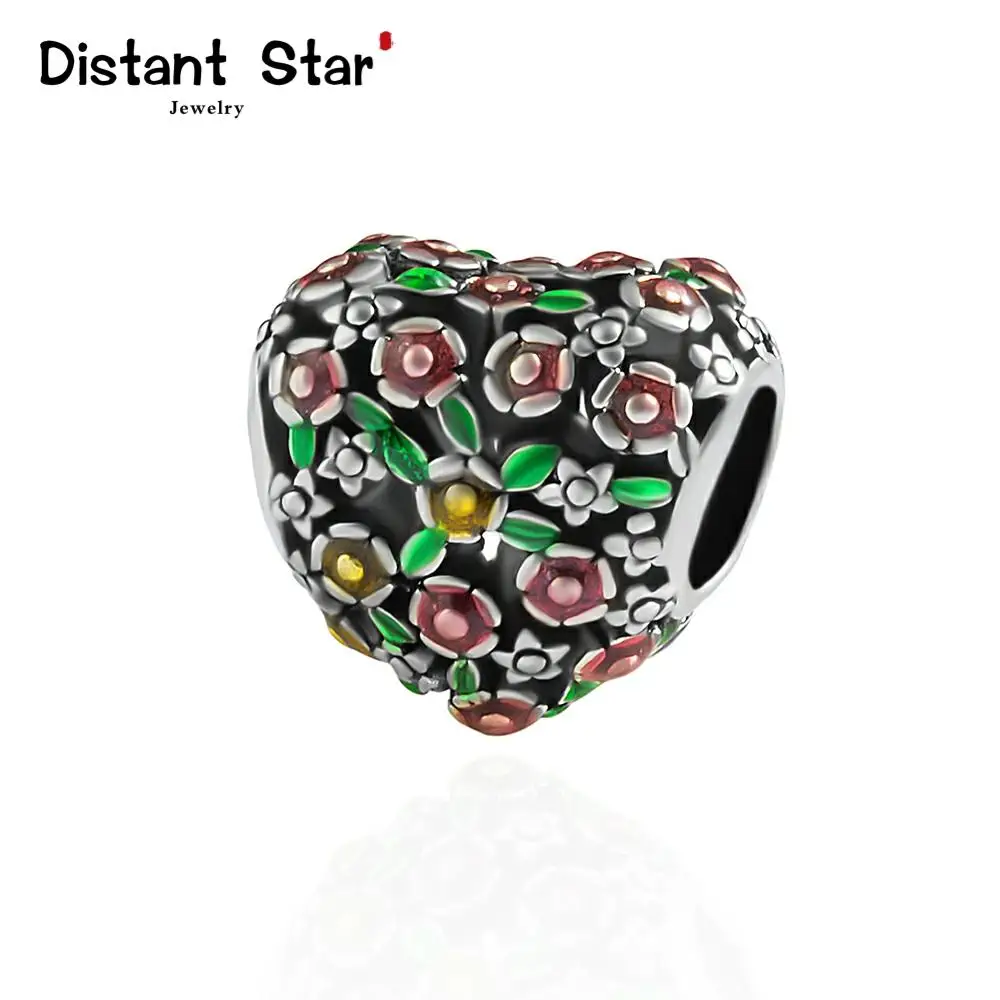 5 шт. европейские бусины в форме сердца сделай сам ювелирный браслет кулон