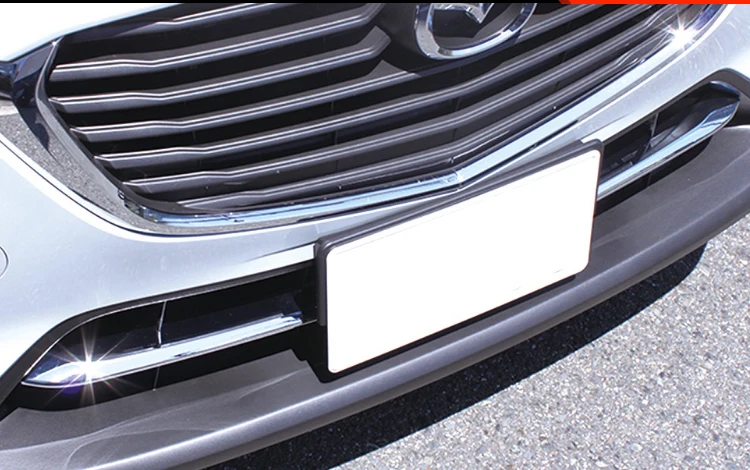 KOUVI 2 шт. ABS Хромированная передняя противотуманная фара крышка для гриля планки