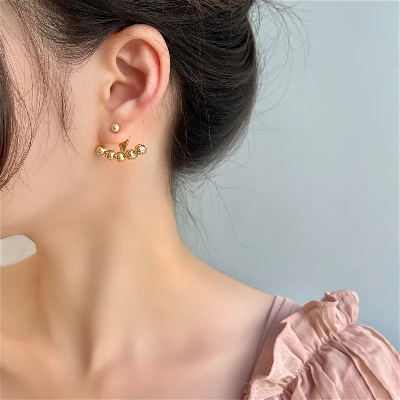 

Новые роскошные модные серьги с высокими бусинами