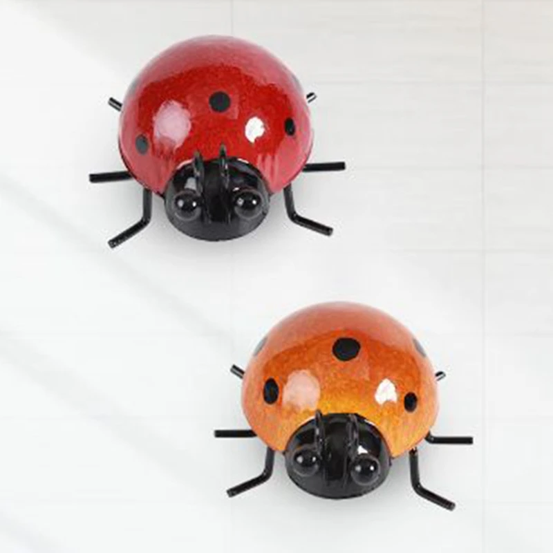 4 шт. украшение для дома железная художественная стена сада Божья коровка|Ловцы