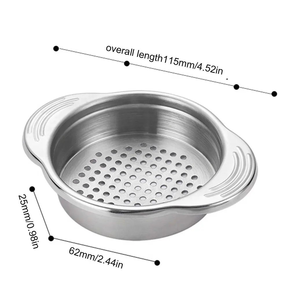 

Stainless Steel Drainer Food Can Strainer Oil Press Canning Drainer Kitchen Tool Colander Tuna Can Filter Water Filter