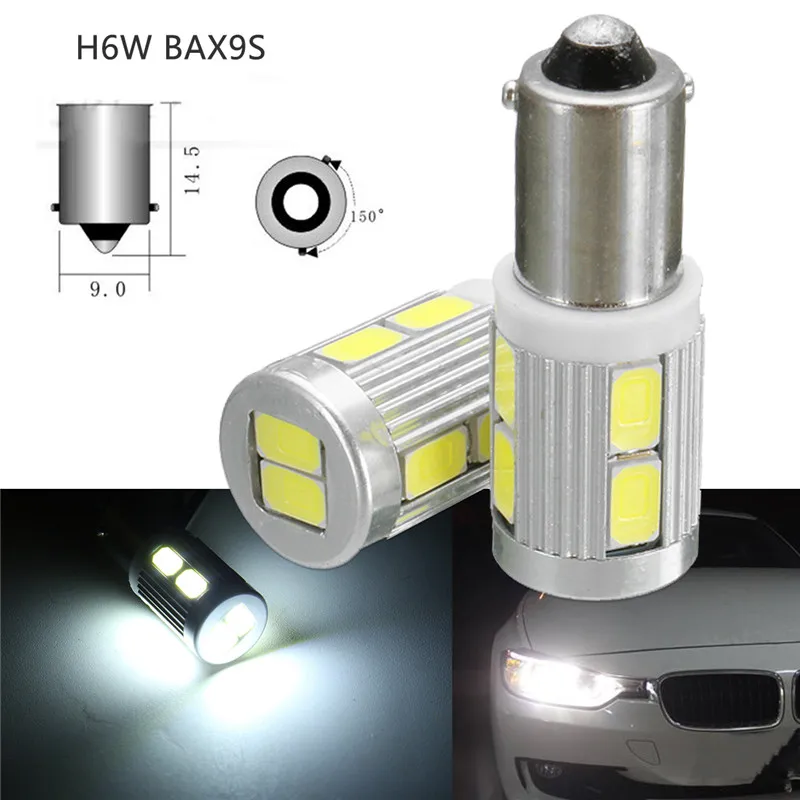 2 шт. BAX9S H6W 10SMD Автомобильные светодиодные Поворотные лампы для BMW 3 серии F30 F31