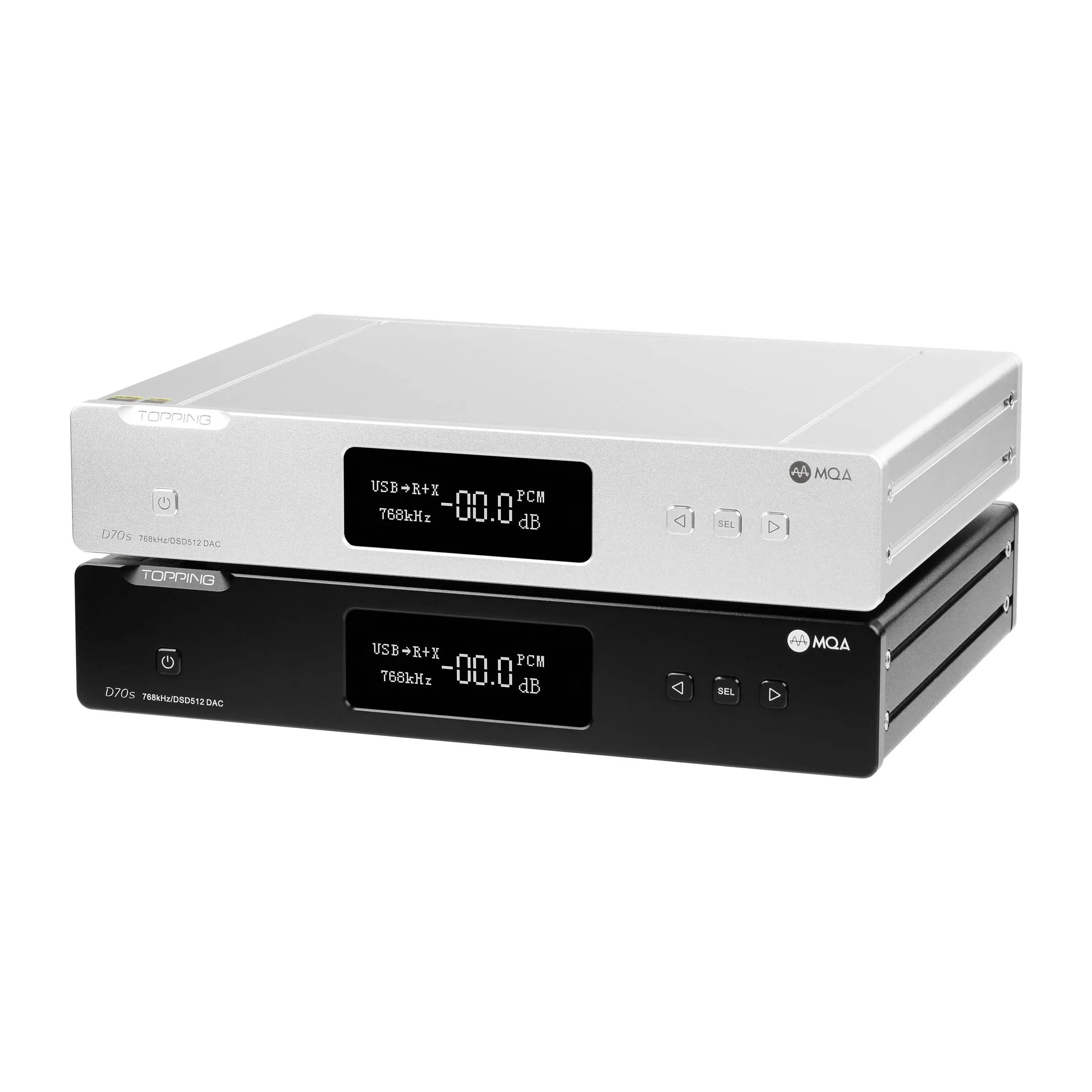 

TOPPING D70S MQA HiFi DAC with 2*AK4497, Bluetooth 5.0 Wireless, Remote Control, Support LDAC/HD, DSD512 32bit/768kHz