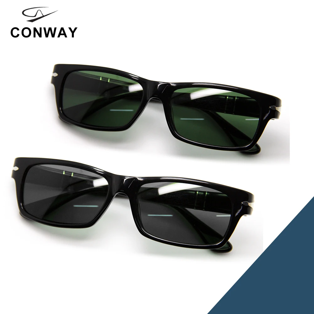 Винтажные Квадратные Солнцезащитные очки Conway для мужчин вождения с защитой от УФ