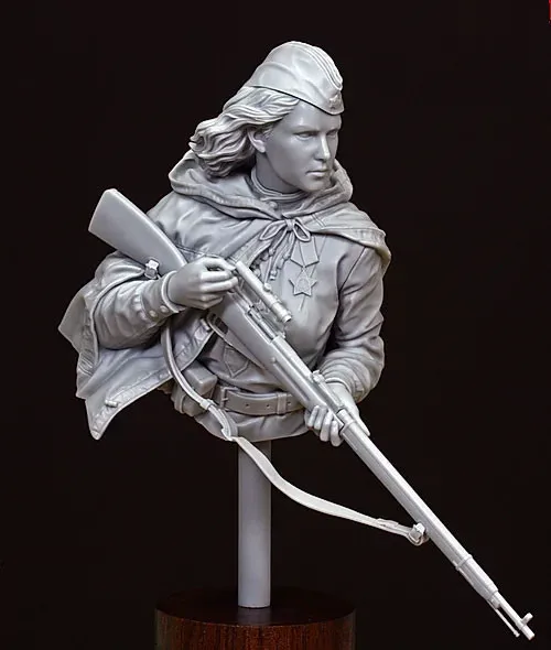 1/10 бюст полимерная фигурка комплект нераскрашенный без рисунка BUST493|Наборы для