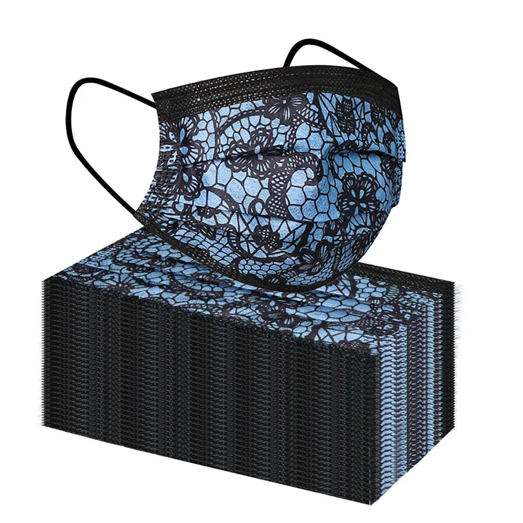 50 шт одноразовые дыхательные аппараты для взрослых Маска лица из нетканого