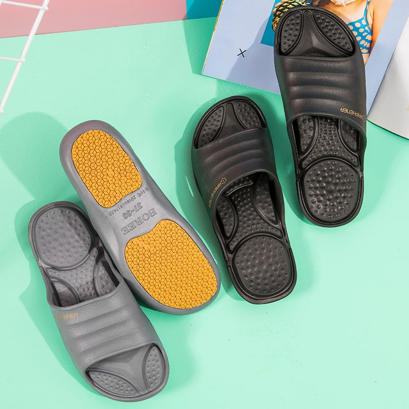 Мужские тапочки Графеновые антибактериальные Тапочки Модная домашняя Уличная