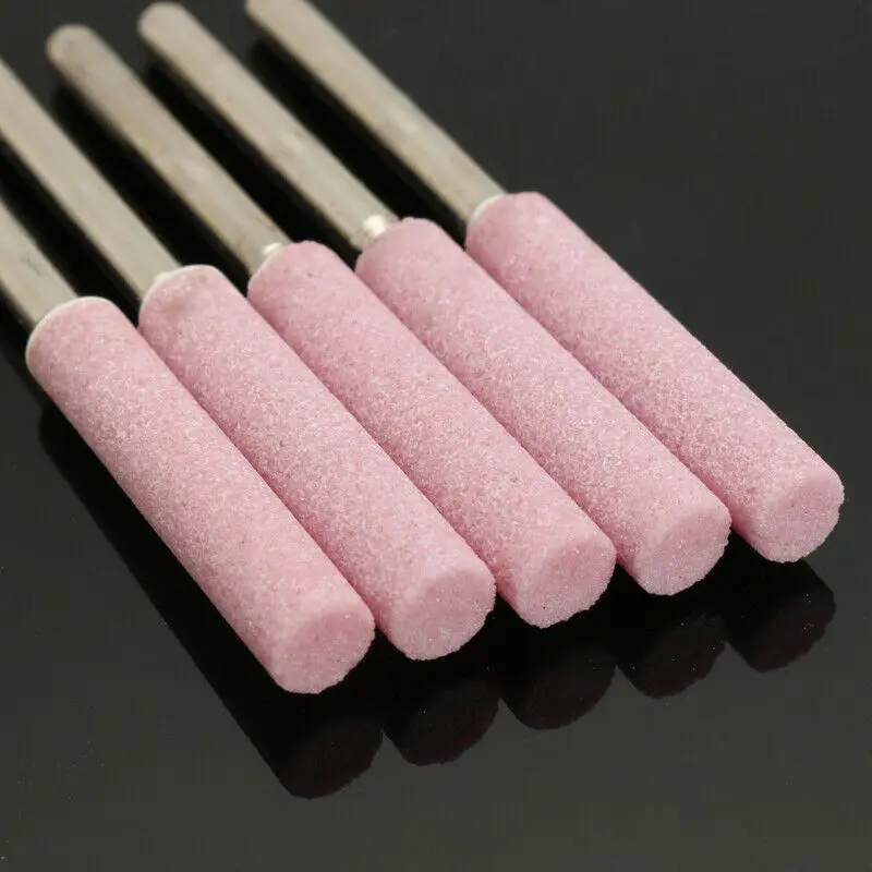 10pcs Chainsaw Sharpener Grinding Stones 4.8mm 3/16 Sharpening Tool burr chain saw grindstone file Replacement Tools New | Инструменты