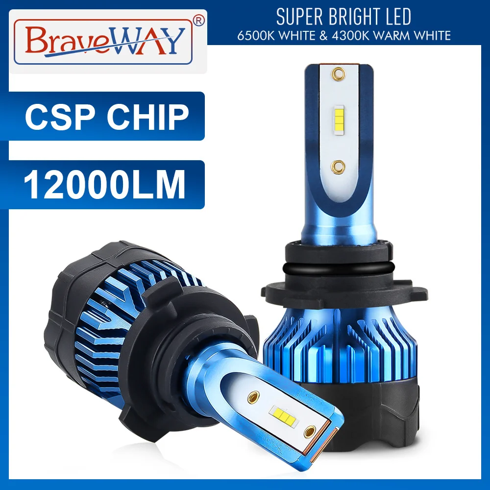 

Лампы светодиодные Braveway, H4, H7, H11, 4300 К, 6500 К