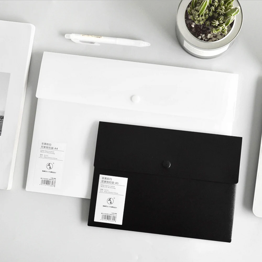 Папка конверт размера A3/A4/A5 из полипропилена пластиковая сумка для хранения