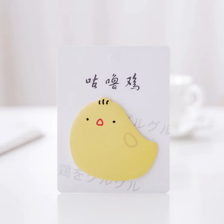 1 шт. Lytwtw корейский Kawaii Стикеры для заметок липкие сообщение заметки Pad милый цыпленок Diy офисные школьные канцелярские принадлежности