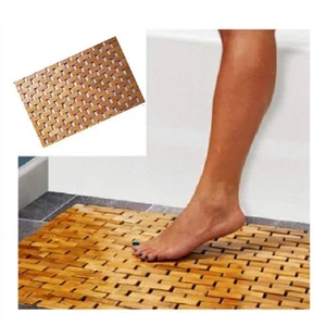 bathroom rug bath mat for teak wood bath mat feet shower floor natural bamboo non slip free global shipping