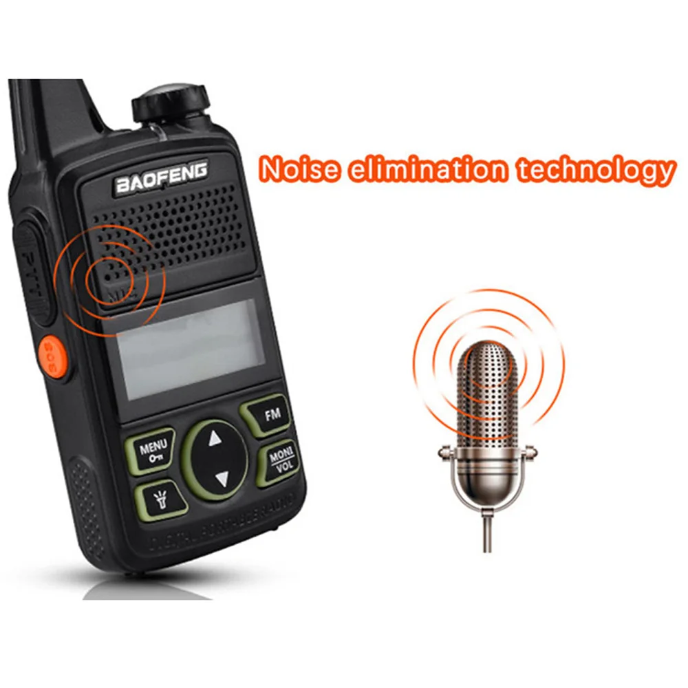Для портативной двухсторонней радиостанции BAOFENG BF T1 MINI Walkie Talkie UHF 400 470 МГц
