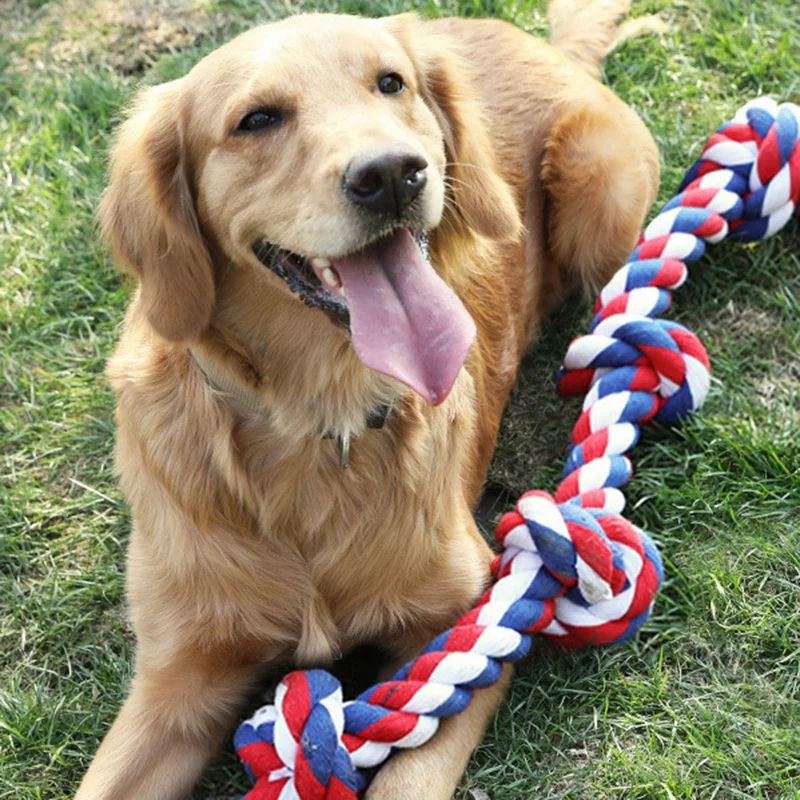 

2 Pcs Knots Dog Rope Toys for Aggressive Chewers