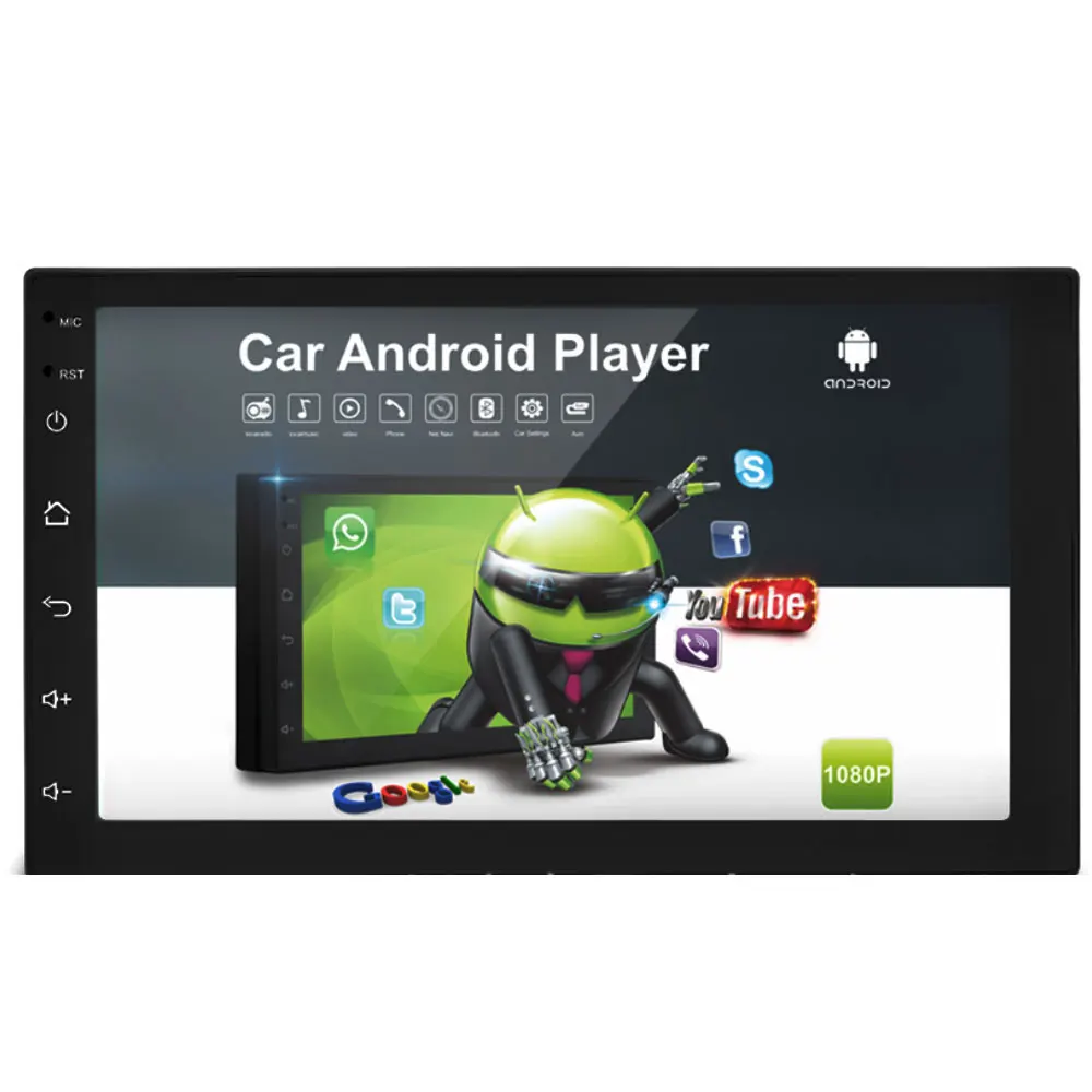 Автомобильные аксессуары Android 8,1 2 Din Автомобильный Радио Мультимедиа Видео плеер Универсальный Авто Стерео gps карта для Volkswagen Nissan hyundai