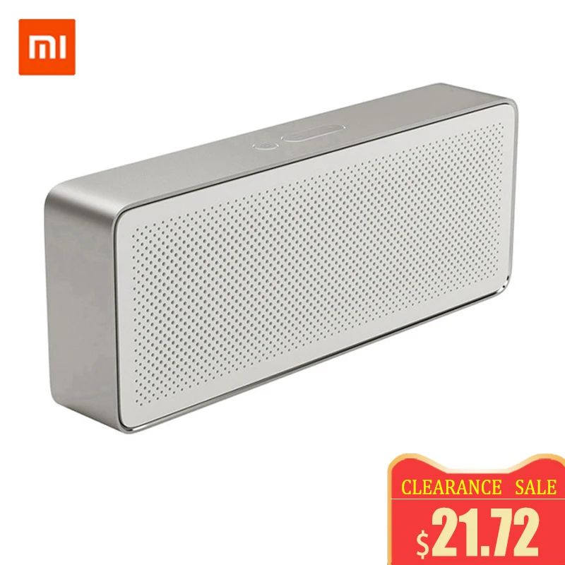Xiaomi Mi Bluetooth динамик квадратная коробка 2 стерео портативный 4 HD Высокое разрешение