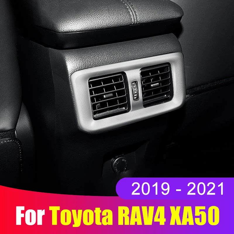 Для Toyota RAV4 2019 2020 2021 RAV 4 XA50 ABS углеродное волокно Автомобильная консоль