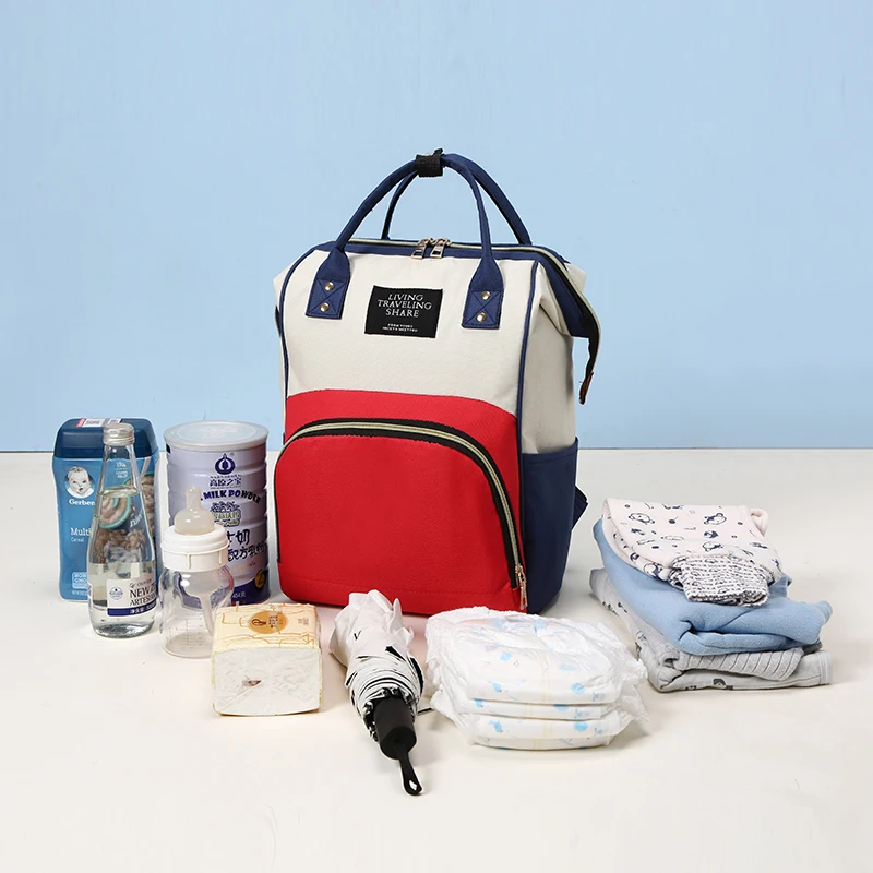 Diaper Bag Backpack For Mom Mother Large Capacity Wheelchairs Trolley Hanken Baby Maternity Bag