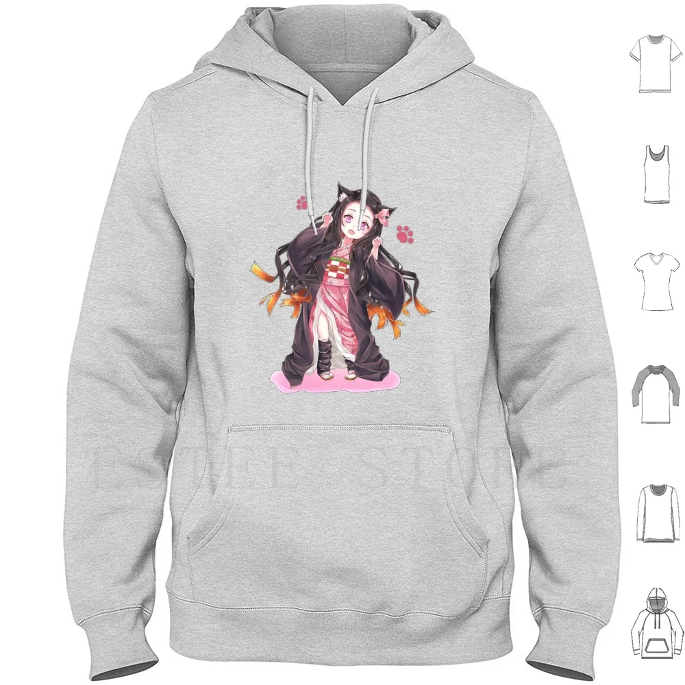 

Толстовка Nezuko ( Kimetsu No Yaiba) с длинным рукавом, аниме незуко кинетсу, демон, кинетсу, незуко