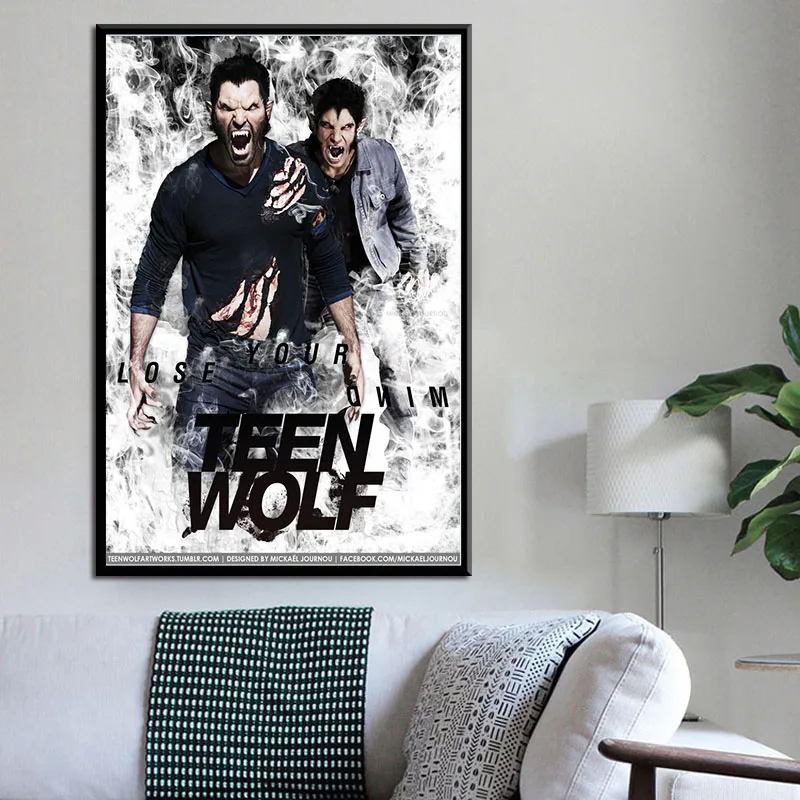 Постер из фильма волк для подростков Настенная картина по телевизору на холсте
