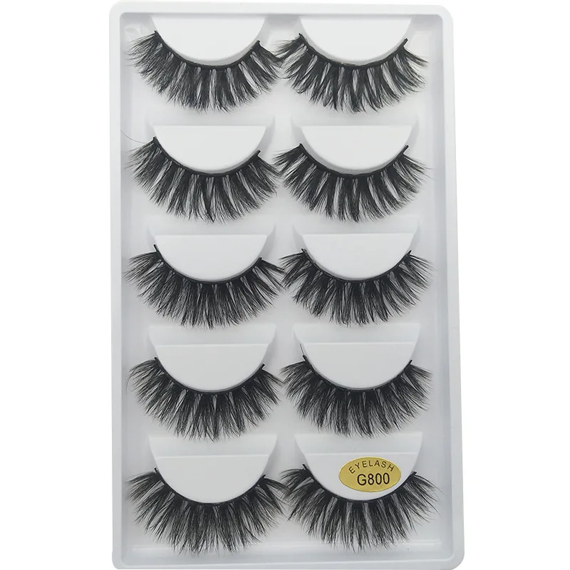 

Mink falses eyelashes G800 natural thick false eyelashes makeup