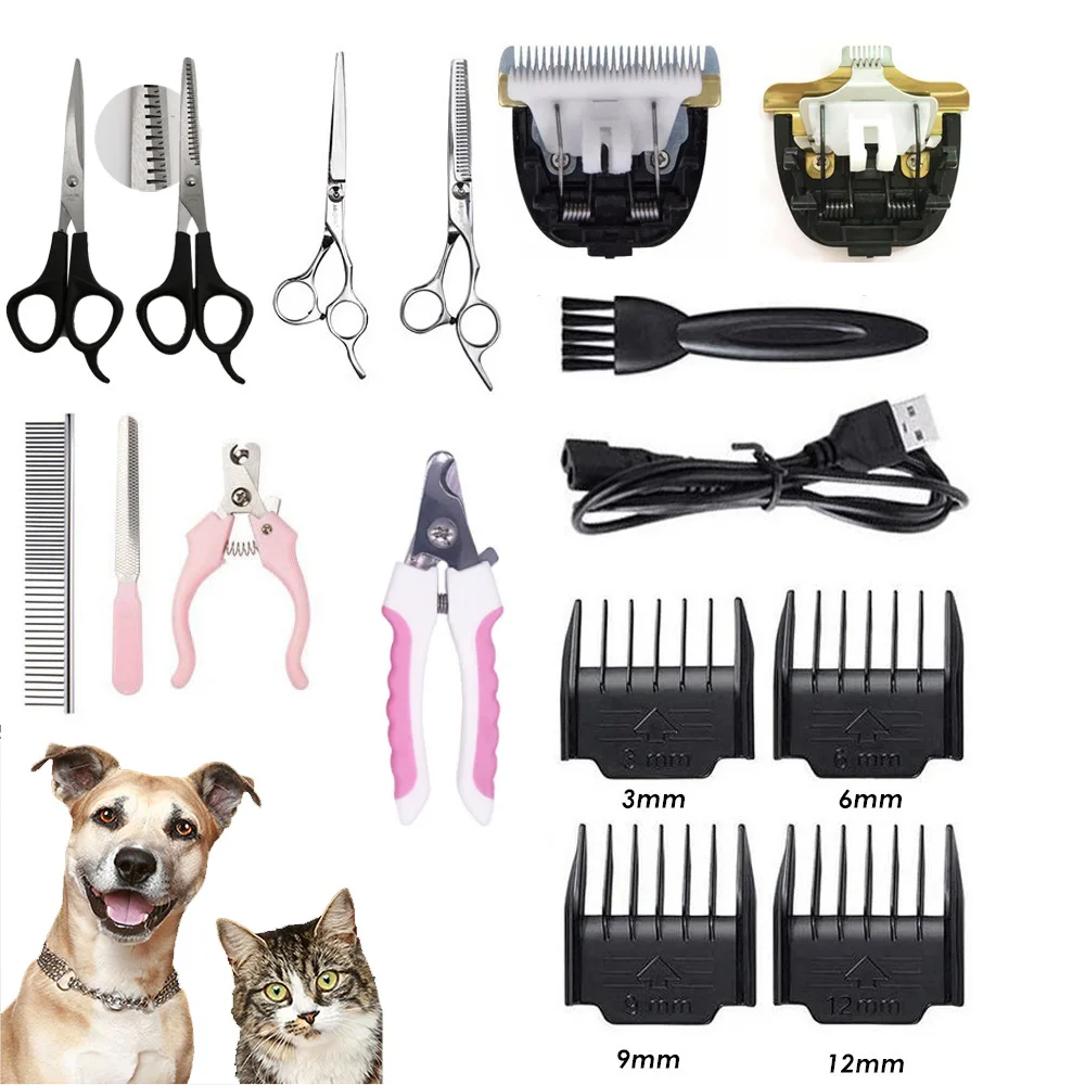 VIP собака клипер Профессиональный Уход за лошадьми комплект Перезаряжаемые