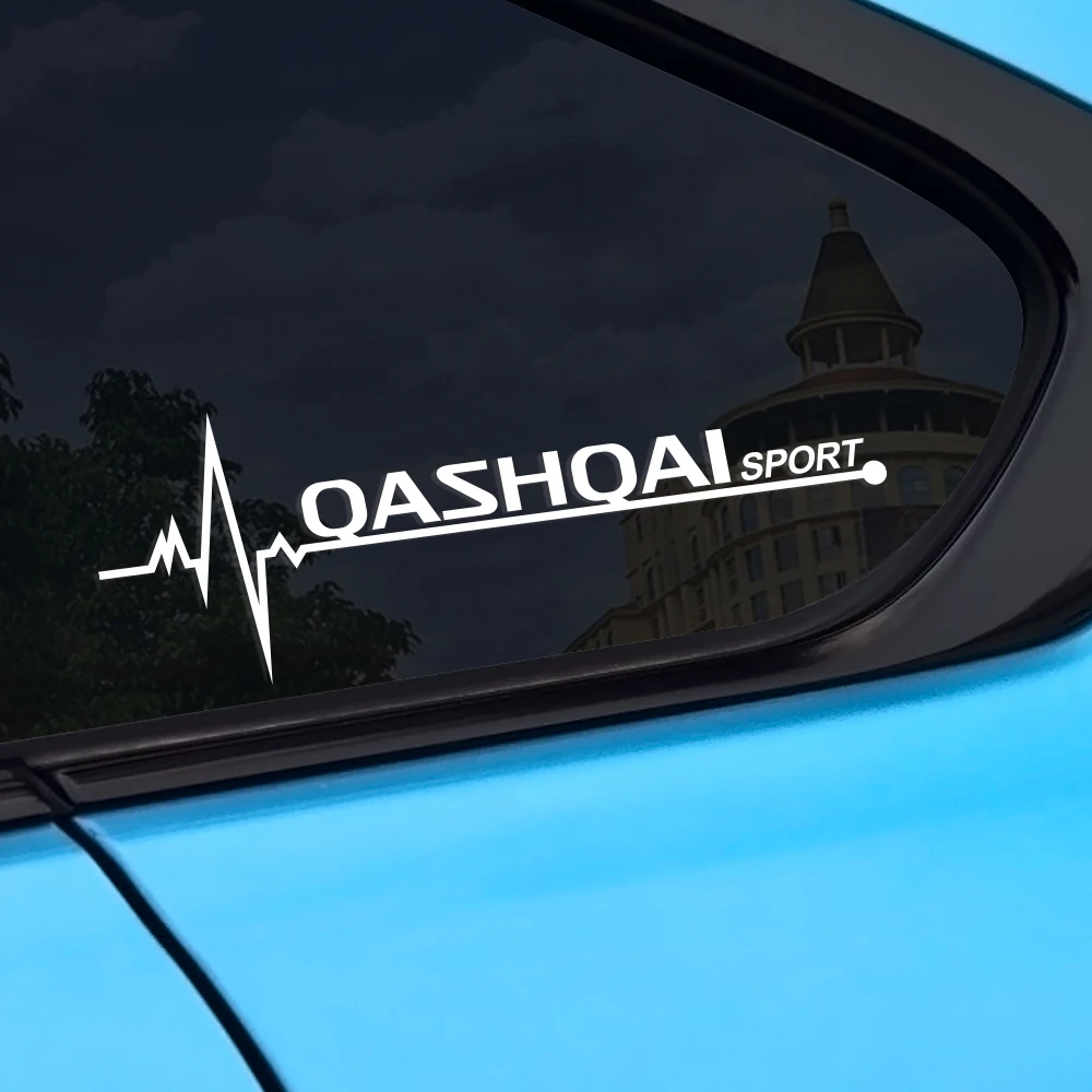 2 шт. Светоотражающие ПВХ забавные автомобильные наклейки для Nissan Qashqai J10