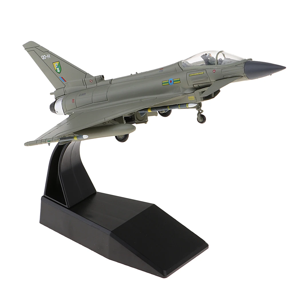 

1/100 литый под давлением истребитель EF-2000 Eurofighter Typhoon авиация самолет ручной работы домашний декор