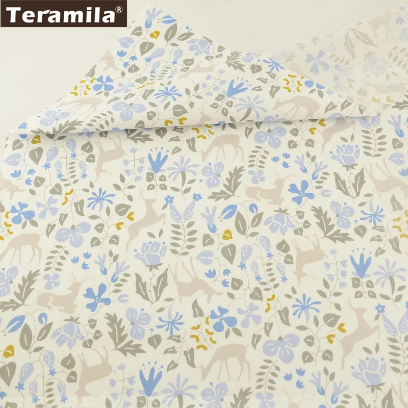 1pcs 50x160cm Teramila хлопок ткани метров 50x160 см животных мультфильм дизайн Telas DIY Лоскутная Ткань Ремесло Tissus Qulits Швейные простыни - Цвет: 1pcs 50x160cm