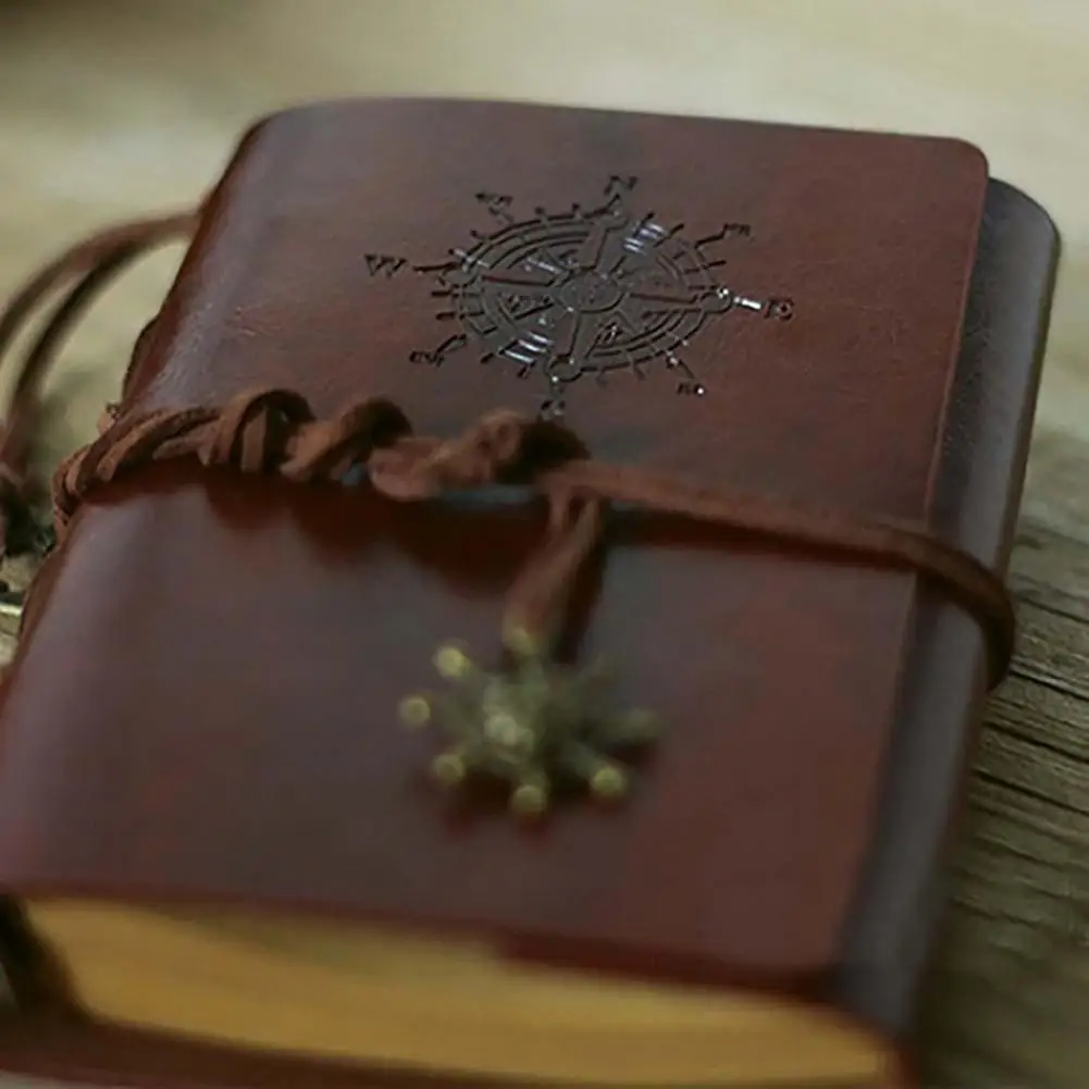 

Diary Retro Beautiful Faux Leather Loose-leaf Notebook for Gifts