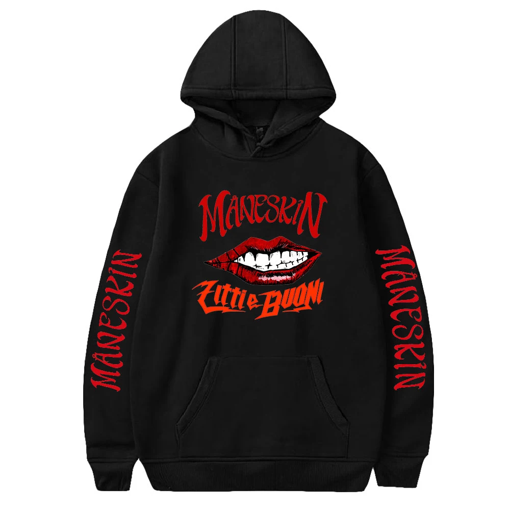 

Maneskin Hoodies Women Men Long Sleeve Hooded Sweatshirts Unisex Streetwear Fashion Clothes