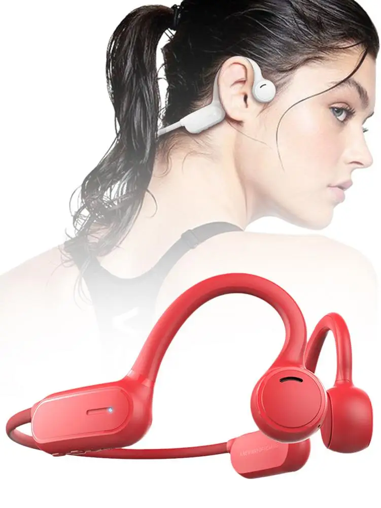 Спортивные Bluetooth наушники, беспроводные Bluetooth 5,0, беспроводная гарнитура, водонепроницаемые наушники для костной проводимости