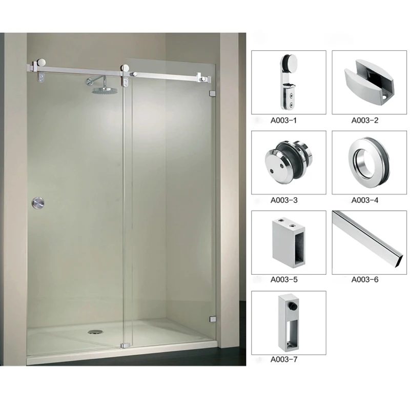 sliding door glass door kitchen shower room frameless glass door roller hanging wheel wheel pulley bathroom hardware accessories free global shipping