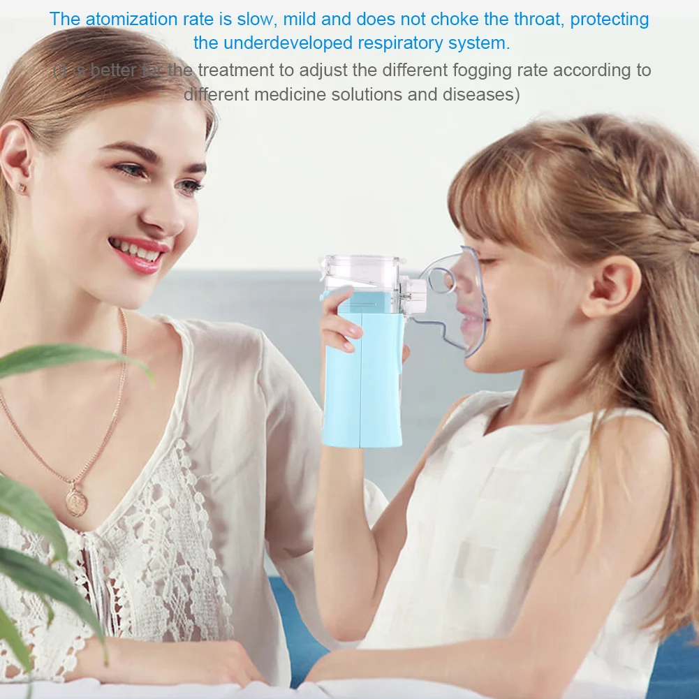 

Compressed Atomizer Handheld USB Nebulizer Mini Quiet Humidifier for Adults Kids Home New Arrival